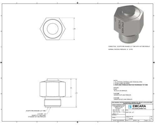 Garter Vent Cap VC Series VC005