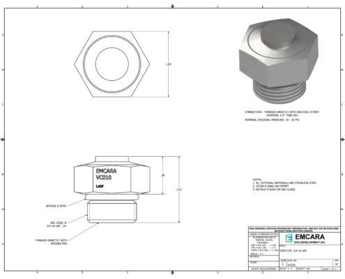 Garter Vent Cap VC Series VC010